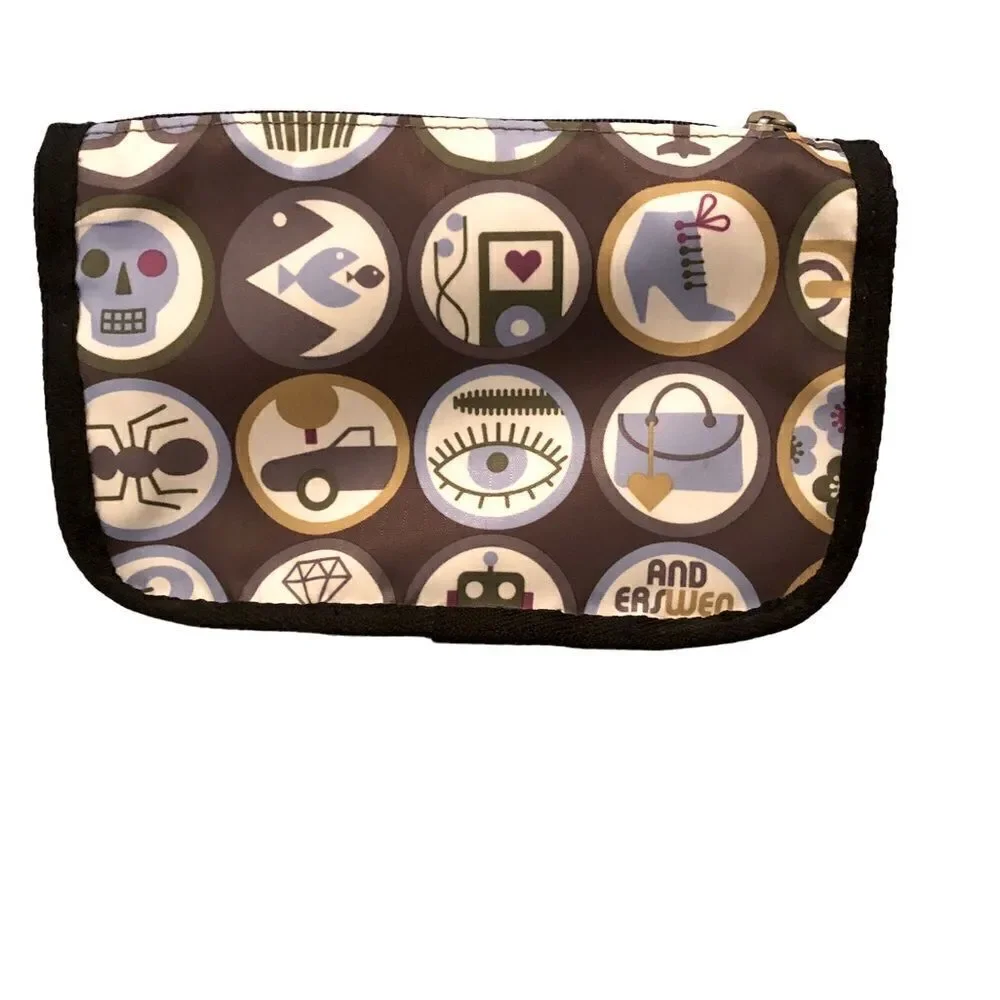 New! Anders Wenngren for LeSportsac Canvas‎ Cosmetic Case lMakeup Bag